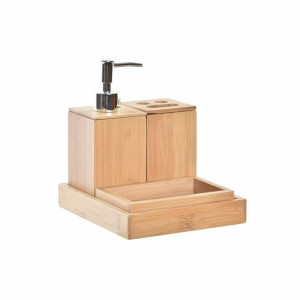 Zestaw do Kąpieli DKD Home Decor 17,8 x 16 x 3 cm Naturalny