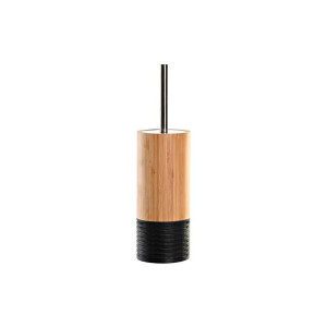 Szczotka toaletowa DKD Home Decor 10 x 10 x 36,8 cm Naturalny Czarny