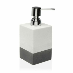 Dozownik mydła Versa Raymond Biały Plastikowy Żywica (7,1 x 16,1 x 7,1 cm)