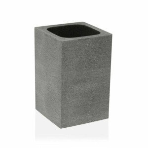Stojak na szczoteczki do zębów Versa Slate Żywica (7,2 x 11,2 x 7,2 cm)