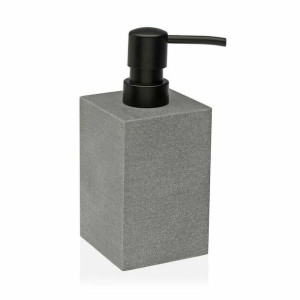 Dozownik mydła Versa Slate Szary Plastikowy Żywica (7,1 x 16,1 x 7,1 cm)