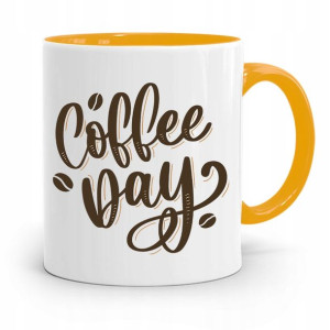 Dla Baristy Baristki Kawiarki Kubek Żółty Prezent