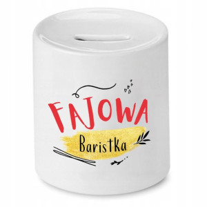 Dla Baristy Prezent Skarbonka Fajowa Baristka