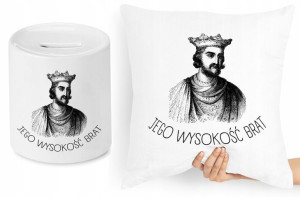 Dla Brata Zestaw Poduszka + Skarbonka Prezent