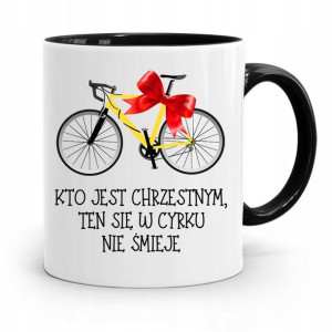 Dla Chrzestnego Chrzestnej Kubek Czarny Na Prezent