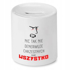 Dla Chrzestnego Chrzestnej Skarbonka Na Prezent
