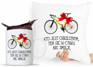 Dla Chrzestnego Zestaw Poduszka + Kubek Prezent