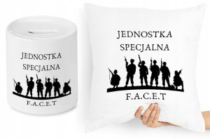 Dla Chłopaka Zestaw Poduszka + Skarbonka Prezent