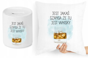 Dla Chłopaka Zestaw Poduszka + Skarbonka Prezent