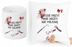 Dla Dentysty Zestaw Poduszka + Skarbonka Prezent