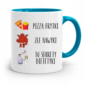 Dla Dietetyka Dietetyczki Kubek Błękitny Prezent