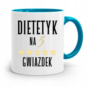 Dla Dietetyka Dietetyczki Kubek Błękitny Prezent
