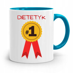 Dla Dietetyka Dietetyczki Kubek Błękitny Prezent
