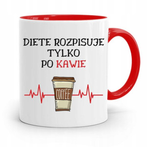 Dla Dietetyka Dietetyczki Kubek Czerwony Prezent