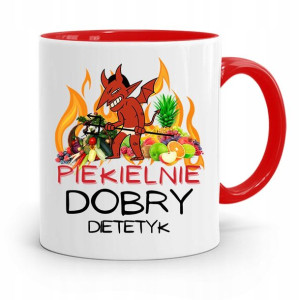 Dla Dietetyka Dietetyczki Kubek Czerwony Prezent
