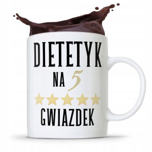 Dla Dietetyka Dietetyczki Kubek Na 5 Gwiazdek