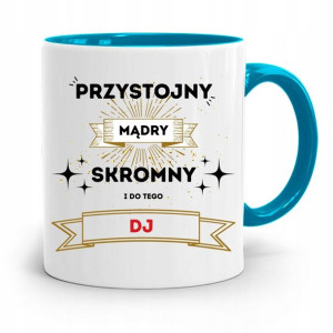 Dla Dja Muzyka Kubek Błękitny Przystojny Mądry