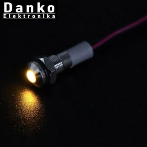Lampka sygnalizacyjna kontrolka dioda Led 5V 8mm