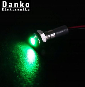 Lampka sygnalizacyjna kontrolka dioda Led 5V 8mm