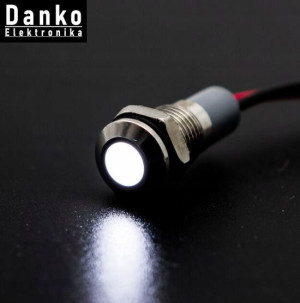 Lampka sygnalizacyjna kontrolka LED 230V 12mm