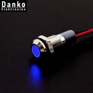 Lampka sygnalizacyjna kontrolka dioda Led 12V 10mm