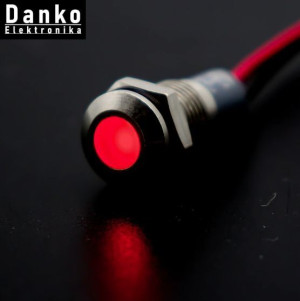 Lampka sygnalizacyjna kontrolka dioda Led 230V 10m