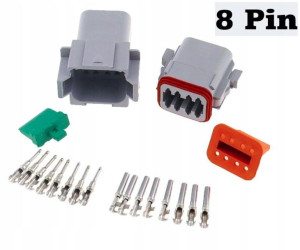 Kostka Złącze Hermetyczne DEUTSCH DT 8 PIN komplet
