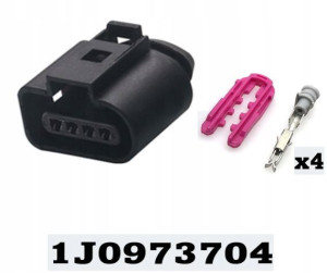 KOSTKA 1J0973704 ZŁĄCZE WTYK VW AUDI Lampa tylna