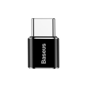 Adapter Baseus Micro Usb Do Usb Type-C - Czarny