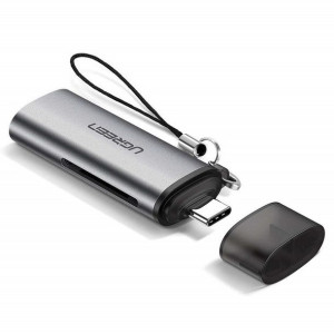 Czytnik Kart 2W1 Ugreen Usb-C 3.1 Do Microsd + Sd (Szary)