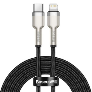 Kabel Usb-C Do Lightning Baseus Cafule, Pd, 20W, 2M (Czarny)