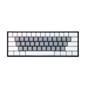 Bezprzewodowa Klawiatura Mechaniczna Delux Km33 Bt Rgb (Biało-Szara)