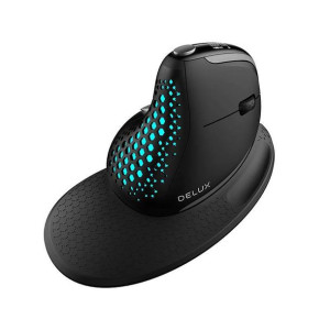 Bezprzewodowa Mysz Pionowa Delux M618Xsd Bt+2.4G Rgb
