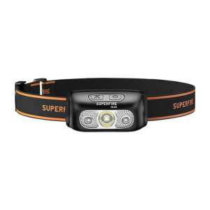 Latarka Czołowa Superfire Hl05-D, 110Lm, Usb