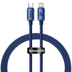 Kabel Usb-C Do Lightning Baseus Crystal, 20W, 1.2M (Niebieski)