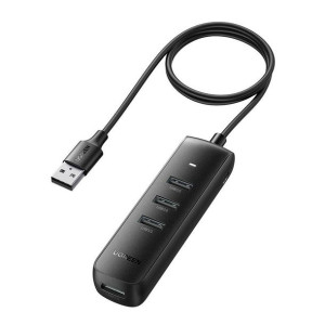 Adapter 4W1 Ugreen Cm416 Hub Usb Do 4X Usb 0.25M (Czarny)