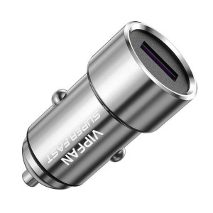 Ładowarka Samochodowa Vipfan C07, Usb, 5A (Srebrna)