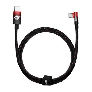 Kabel Usb-C Do Usb-C Baseus Mvp2, 100W, 1M (Czarno-Czerwony)