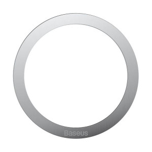 Pierścień Magnetyczny Baseus Halo Do Telefonu, Magsafe, Srebrny (2Szt.)