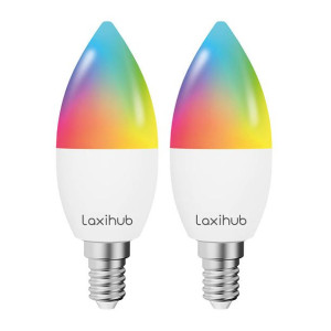 Inteligentna Żarówka Led Laxihub Lae14S Wifi Bluetooth Tuya (2 Szt.)