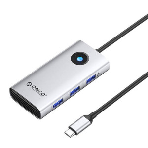 Stacja Dokująca Hub 6W1 Orico Usb-C, Hdmi, 3Xusb (Srebrna)