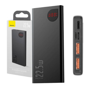 Powerbank Baseus Adaman Metal, 10000Mah, 22.5W (Czarny)