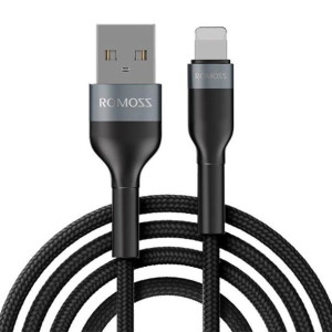 Kabel Usb Do Lightning Romoss Cb12B 2.4A 1M (Czarny)