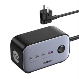 Listwa Zasilająca  Eu Ugreen Cd270, 3X Usb-C, 1X Usb-A , 2X Ac, 100W, 1.8M