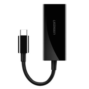 Adapter Zewnętrzny Gigabit Ethernet Usb-C Męski Ugreen (Czarny)
