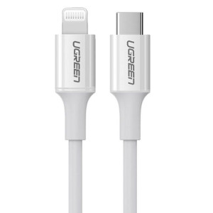 Kabel Lightning Do Usb-C Ugreen 3A Us171, 2M (Biały)