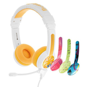 Słuchawki Przewodowe Dla Dzieci Buddyphones School+ (Żółte)