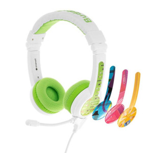 Słuchawki Przewodowe Dla Dzieci Buddyphones School+ (Zielone)