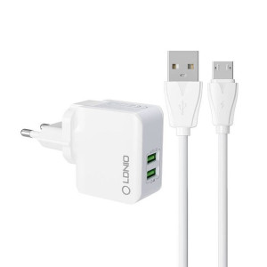 Ładowarka Sieciowa Ldnio A2203 2Usb + Kabel Microusb