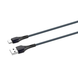 Kabel Usb - Usb-C Ldnio Ls522 2M (Szaro-Niebieski)